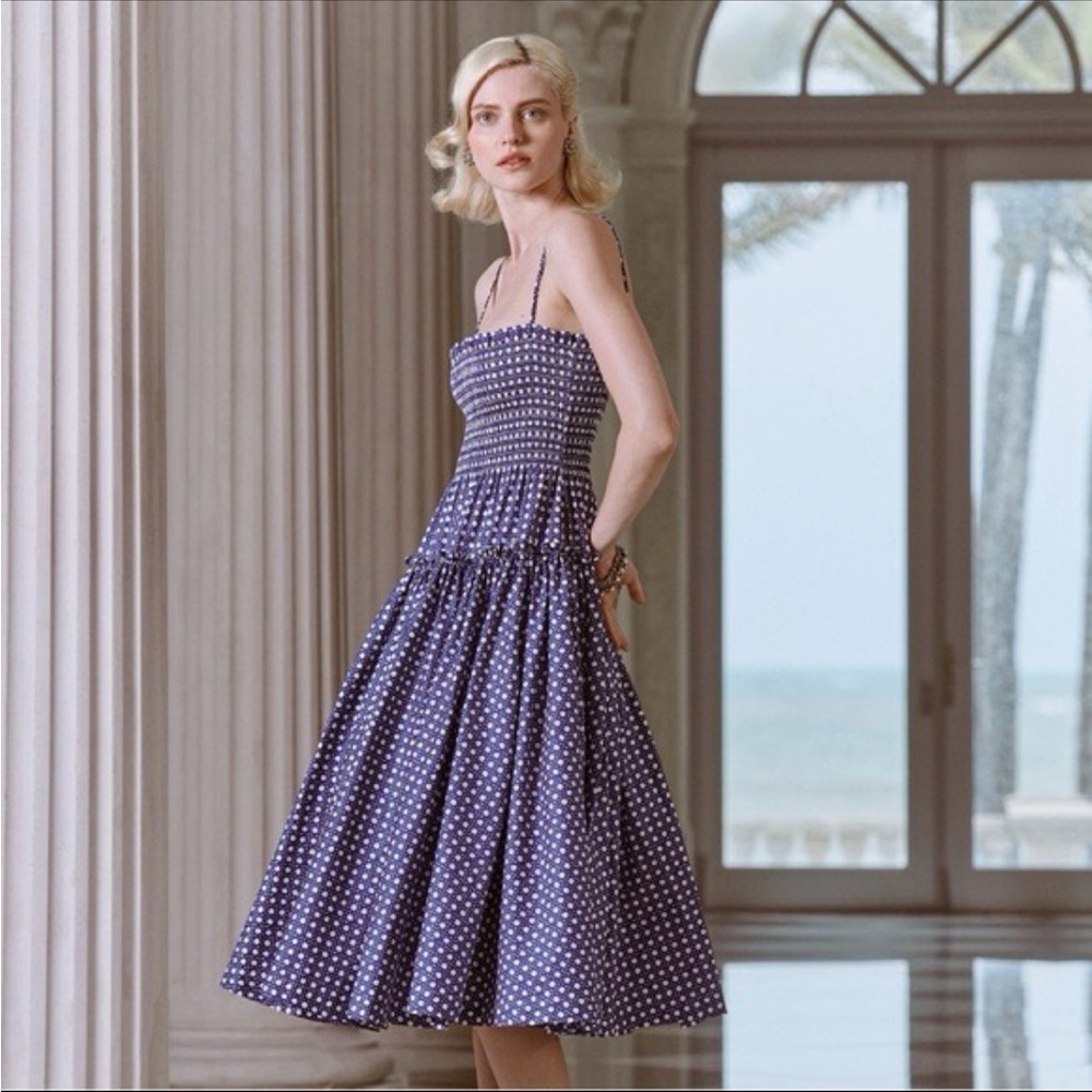 Hill house Seraphina Blue Basketweave small - rare
